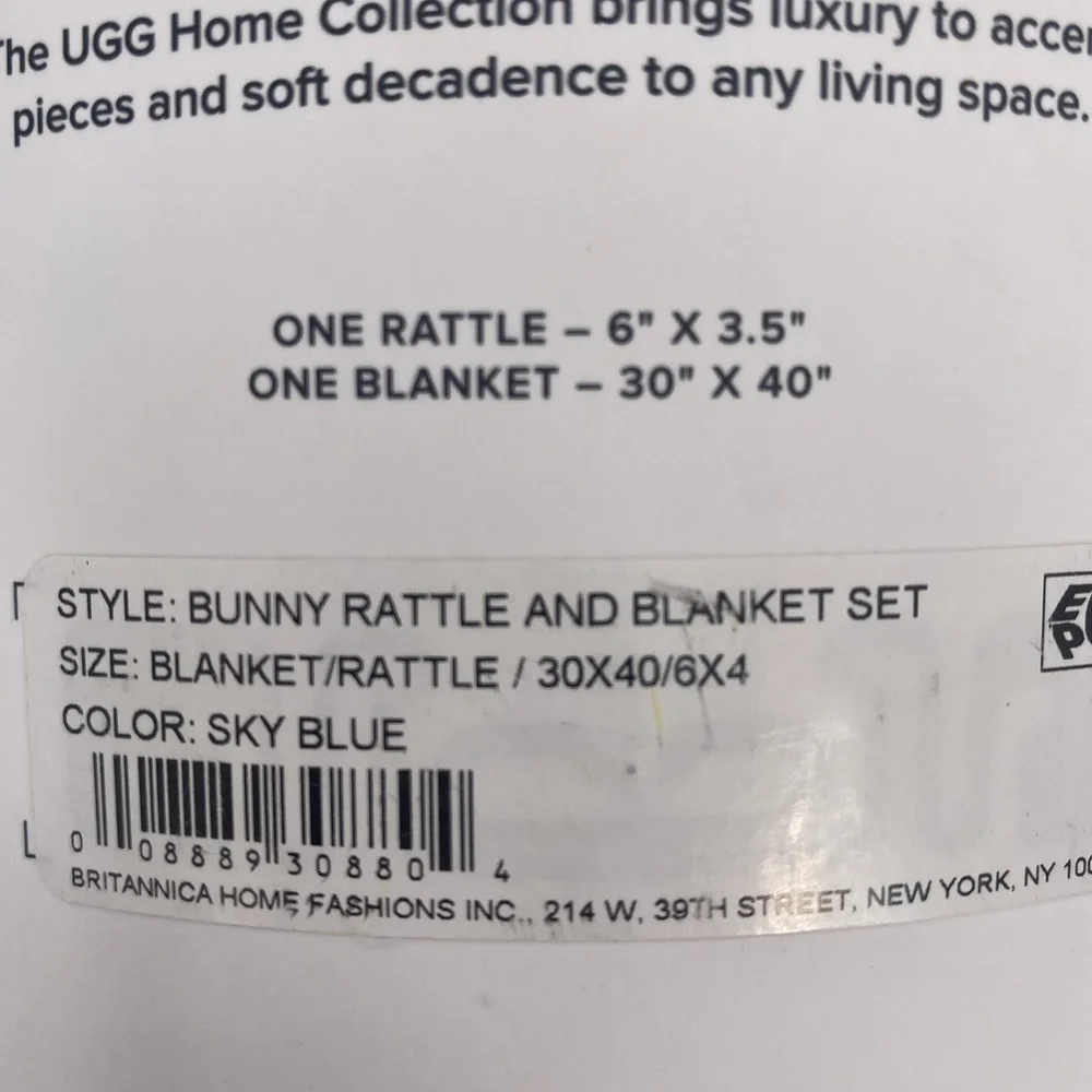 UGG bunny rattle